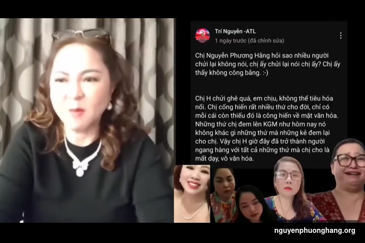 Một số kênh livestream thường xuyên cập nhật thông tin về các vụ việc liên quan đến bà Nguyễn Phương Hằng.